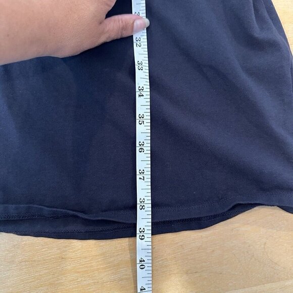 Eileen Fisher Dress Women's Black Sleeveless Stretch Classic Shift Small Petite - Picture 7 of 7